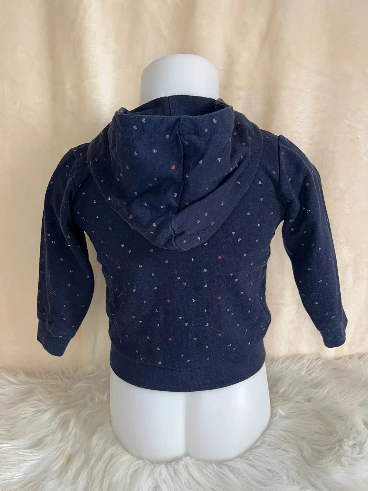 Chaleco para bebé con capucha azul marino demasiado adorable 💙 – photo 3